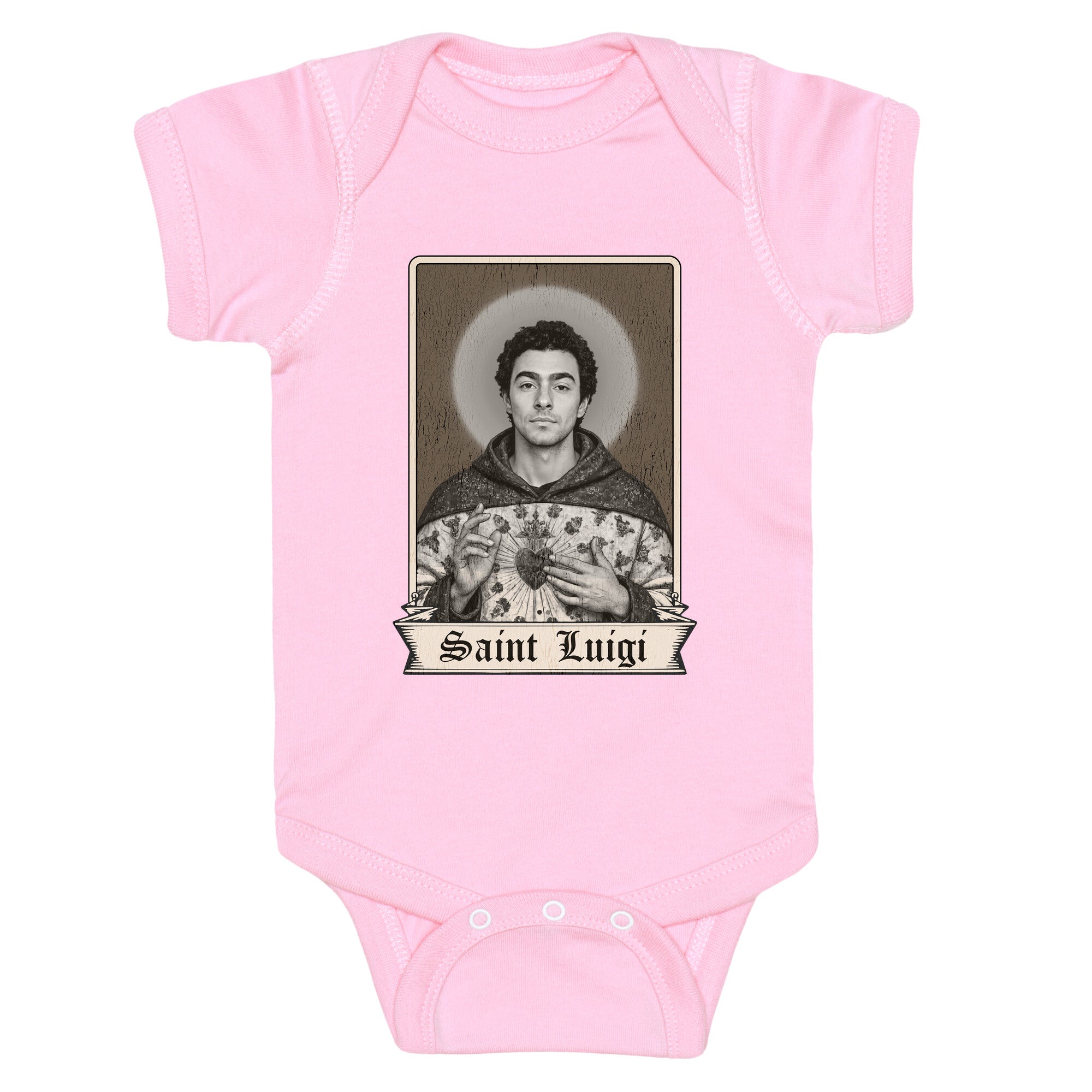 St Luigi Mangione Baby One-Piece